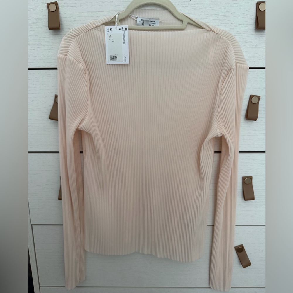 Beautiful blush pink Ribbed Women's Top